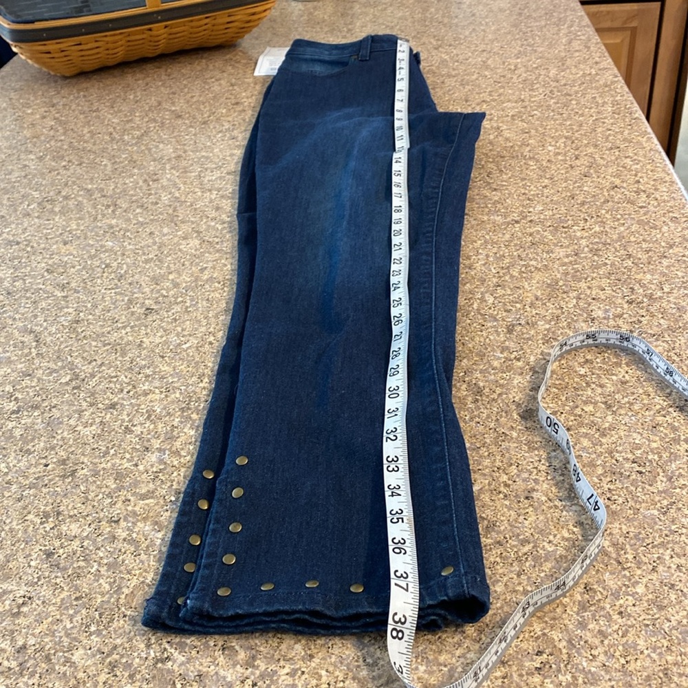NWT Coldwater Creek Dark Wash Blue Jeans Size 4 (1 Pair Only) - Picture 6 of 13